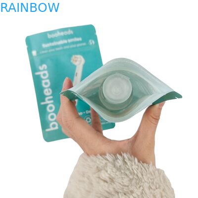 शरीर लोशन के लिए बायोडिग्रेडेबल बैग स्नान नमक स्नान जेल खाद्य पैकेजिंग बैग ज़िप लॉक स्टैंड अप पॉच