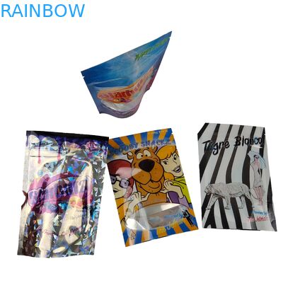 चॉकलेट बीन्स के लिए Mylar बैग चीनी स्वादिष्ट खाद्य कॉफी डॉयपैक स्टैंड अप बैग के साथ हैंग छेद