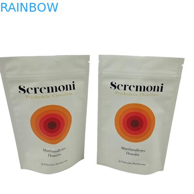 थोक छोटे थैली कस्टम आकार 10g 150g 300g टुकड़े टुकड़े खड़े हो जाओ बैग सीपर के साथ गंध प्रूफ पन्नी बैग