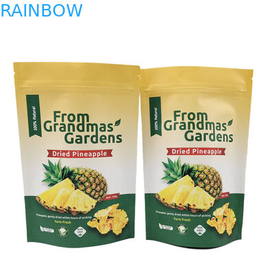 कस्टम मुद्रित पुनः प्रयोज्य स्वर्ण मुहर क्राफ्ट पेपर बैग डिजिटल प्रिंट इको फ्रेंडली मायलर बैग