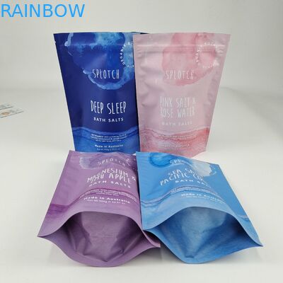 अनुकूलित 500pcs 1000pcs कम MOQ ज़िपर लॉक खाद्य कैंडी पैकेजिंग कस्टम डिजिटल प्रिंटिंग Resal स्टैंड अप बैग