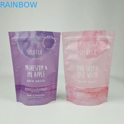 अनुकूलित 500pcs 1000pcs कम MOQ ज़िपर लॉक खाद्य कैंडी पैकेजिंग कस्टम डिजिटल प्रिंटिंग Resal स्टैंड अप बैग