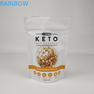 कस्टम लेमिनेटेड एल्यूमीनियम पन्नी ज़िप लॉक बैग स्टैंड अप पाउच मैट लाल पैकेजिंग पाउच के साथ गंध सबूत जिपर कॉफी के लिए