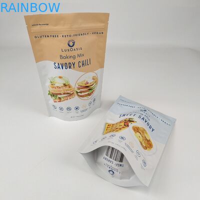 कस्टम लेमिनेटेड एल्यूमीनियम पन्नी ज़िप लॉक बैग स्टैंड अप पाउच मैट लाल पैकेजिंग पाउच के साथ गंध सबूत जिपर कॉफी के लिए