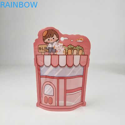 ग्रेव्री प्रिंटिंग मैट फिनिश मायलर स्टैंड अप पॉच पैकेजिंग बैग हीट सील करने योग्य राइसिन आसान आंसू नॉच ज़िपलॉक बैग