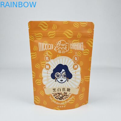 उच्च गुणवत्ता वाले टुकड़े टुकड़े एल्यूमीनियम पन्नी ज़िप लॉक बैग स्टैंड अप बैग मैट सफेद पन्नी बैग ज़िप लॉक कॉफी बैग