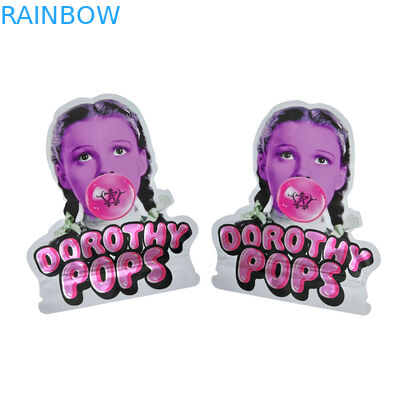 पुनर्नवीनीकरण विशेष कस्टम के आकार की मरने कट 7 14 28g Gummies बाल प्रतिरोधी एल्यूमीनियम पन्नी कैंडी Mylar बैग