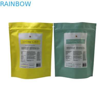 भोजन के लिए मायलर बैग क्राफ्ट पेपर ज़िपलॉक स्टैंड अप पॉच