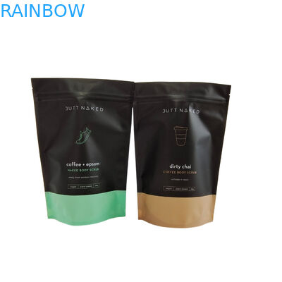 अनुकूलित पैकेजिंग स्टैंड अप बैग मायलर ज़िपर बैग स्क्रब स्नान नमक पैकिंग के लिए एल्यूमीनियम पन्नी बैग