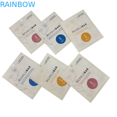 कस्टम जलरोधक बायोडिग्रेडेबल Pla क्राफ्ट पेपर ज़िपलॉक बैग ज़िप बैग खड़े बैग