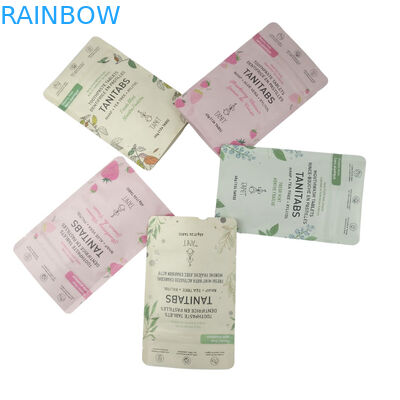 कस्टम ब्रांड प्रिंटिंग कम्पोस्टेबल खाद्य ग्रेड पॉलीइथिलीन बायोडिग्रेडेबल क्राफ्ट पेपर स्टैंड अप पॉच मायलर ज़िपलॉक बैग