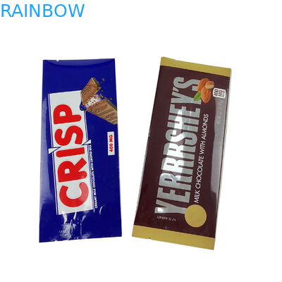 कस्टम मुद्रित खाद्य ग्रेड बैक साइड सीलबंद थैली स्नैक एनर्जी बार रैपर पैकेजिंग मशरूम चॉकलेट बैग
