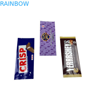 कस्टम मुद्रित खाद्य ग्रेड बैक साइड सीलबंद थैली स्नैक एनर्जी बार रैपर पैकेजिंग मशरूम चॉकलेट बैग