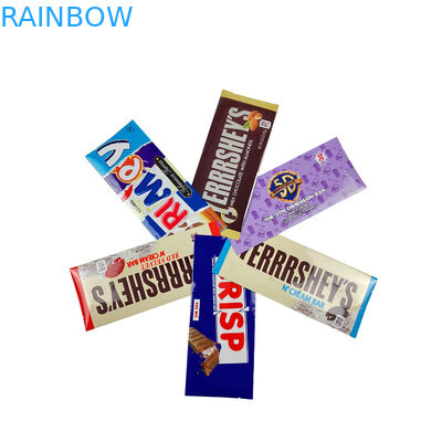 कस्टम मुद्रित खाद्य ग्रेड बैक साइड सीलबंद थैली स्नैक एनर्जी बार रैपर पैकेजिंग मशरूम चॉकलेट बैग