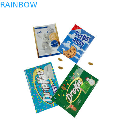 कस्टम हीट सील बैक साइड सील कैंडी नट मायलर बैग प्रोटीन एनर्जी मशरूम चॉकलेट बार रैपर पैकेजिंग बैग