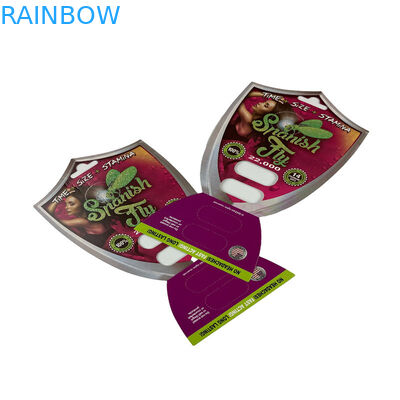 3 डी सेक्स गोली ब्लिस्टर कार्ड पैकेजिंग 1/2 कैप्सूल वेंट्रिक्यूलर 3 डी कार्ड डिस्प्ले बॉक्स के लिए