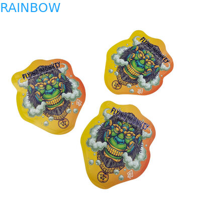 कस्टम प्रिंट आकार मिनी मायलर बैग 1g 3.5g 7g 14g 28g मशरूम बाल प्रतिरोधी गंध प्रतिरोधी नरम स्पर्श कैली पैक मायलर बैग