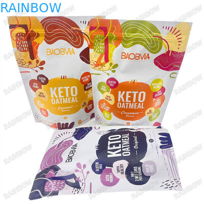 विनिर्माण मूल्य डिजिटल मुद्रित उच्च गुणवत्ता वाले खाद्य बैग चमकदार खत्म प्लास्टिक बैग खाद्य भंडारण के लिए पारदर्शी खिड़की