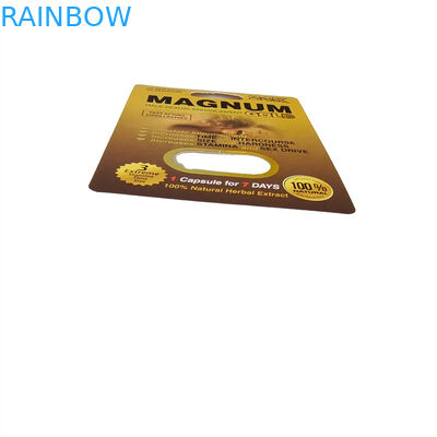 थोक राइनो शहद मुद्रित सोना रहस्य चमत्कार शहद 3 डी पेपर कार्ड डिस्प्ले बॉक्स शहद की थैली पैकेजिंग