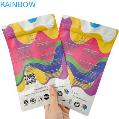 कस्टम मुद्रित ग्रेवरेज मुद्रण डिजिटल मुद्रण कम MOQ काला रंग खड़े हो जाओ पाउच एल्यूमीनियम पन्नी पैकेजिंग बैग