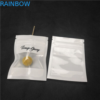 पारदर्शी खिड़की के साथ अनुकूलित प्लास्टिक बैग आभूषण पैकेजिंग बैग