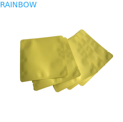 कस्टम लोगो खाद्य ग्रेड साफ फ्रंट ज़िपर 3 साइड सील बैग फेस मास्क के लिए