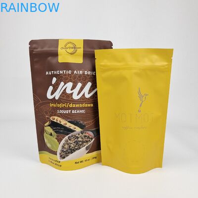 रंगीन डिजिटल प्रिंटिंग एल्यूमीनियम पन्नी फिर से बंद करने योग्य स्टैंड अप गंध प्रूफ ज़िपर कस्टम मायलर पैकेजिंग पाउच बैग खाद्य के लिए