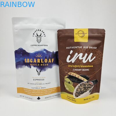 डिजिटल प्रिंटिंग कस्टम एल्यूमीनियम पन्नी फिर से बंद करने योग्य स्टैंड अप गंध प्रूफ ज़िपर मायलर पैकेजिंग पाउच बैग खाद्य भंडारण के लिए