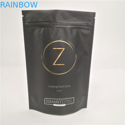 जिपर के साथ स्टैंड अप बॉडी स्क्रब बैग के लिए प्रिंटिंग फोइल पॉच पैकेजिंग
