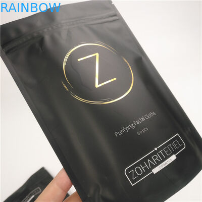 जिपर के साथ स्टैंड अप बॉडी स्क्रब बैग के लिए प्रिंटिंग फोइल पॉच पैकेजिंग