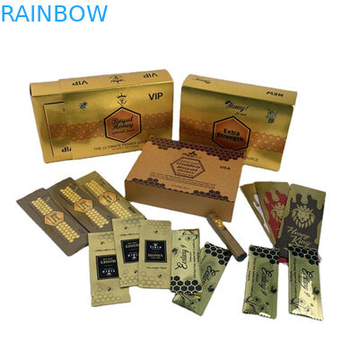 फैक्टरी प्रत्यक्ष बिक्री स्पॉट यूवी कस्टम लोगो मुद्रण के साथ शहद बैग और बक्से लक्जरी शहद बॉक्स पैकेजिंग