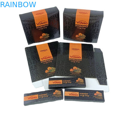 फैक्टरी प्रत्यक्ष बिक्री स्पॉट यूवी कस्टम लोगो मुद्रण के साथ शहद बैग और बक्से लक्जरी शहद बॉक्स पैकेजिंग