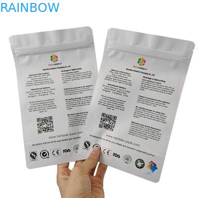 कस्टम ऑर्डर स्वीकृत स्नैक बैग पैकेजिंग 120 टिकनेस और ज़िपर बंद करने के साथ