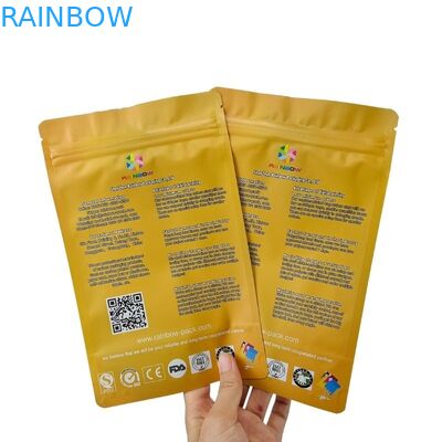 आंसू के निशान और विशेषताओं के साथ कुकीज़ के लिए अनुकूलित स्नैक बैग पैकेजिंग