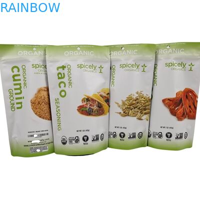 सुविधाजनक प्रदर्शन के लिए आंसू के निशान के साथ प्लास्टिक स्नैक बैग पैकेजिंग और एक बार का उपयोग