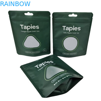 फैक्टरी आपूर्ति पुनः प्रयोज्य सील Mylar निप्पल पैच पैकेजिंग बैग लोगो के साथ कस्टम प्रिंट गंध प्रूफ बैग