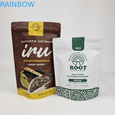 अनुकूलित मैट सॉफ्ट टच स्टैंड अप पॉच ज़िपर प्लास्टिक पैकेजिंग बैग कुकी नट के लिए कैंडी खाद्य पैकेजिंग