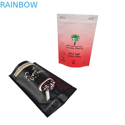 अपारदर्शी लोगो मुद्रित कस्टम डिजाइन मुद्रित बैग खड़े बैग एल्यूमीनियम पन्नी ज़िपर प्लास्टिक बैग