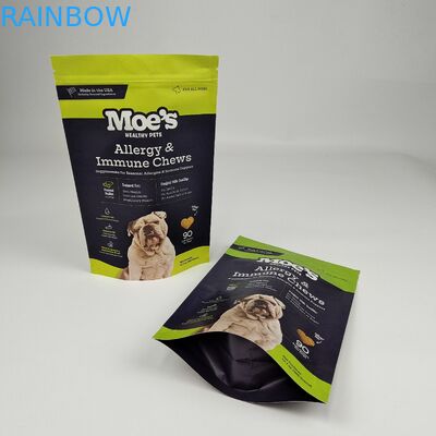 स्टैंड अप ज़िपर सफेद क्राफ्ट पेपर पुनः सील करने योग्य ज़िपलॉक हीट सील करने योग्य खाद्य भंडारण Doypack कस्टम खाद्य पैकेजिंग थैले