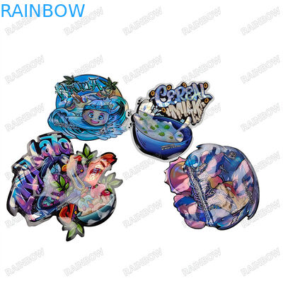 CMYK पैनटोन रंग 3.5g 7g 14g 28g विशेष आकार के बैग