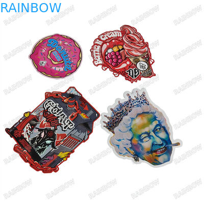 CMYK पैनटोन रंग 3.5g 7g 14g 28g विशेष आकार के बैग