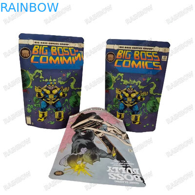 कस्टम रीसेलेबल हीट सील स्टैंड अप पेपर बैग स्नैक कुकीज़ खाद्य पैकेजिंग ज़िपर बैग