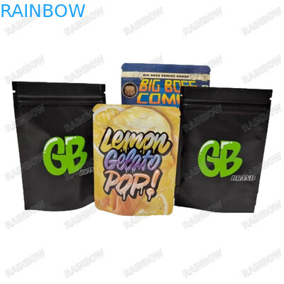 कस्टम रीसेलेबल हीट सील स्टैंड अप पेपर बैग स्नैक कुकीज़ खाद्य पैकेजिंग ज़िपर बैग