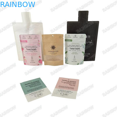 पीने के पानी के लिए प्लास्टिक तरल थैला पैकेजिंग पुनः प्रयोज्य प्लास्टिक खाद्य स्पॉट थैला