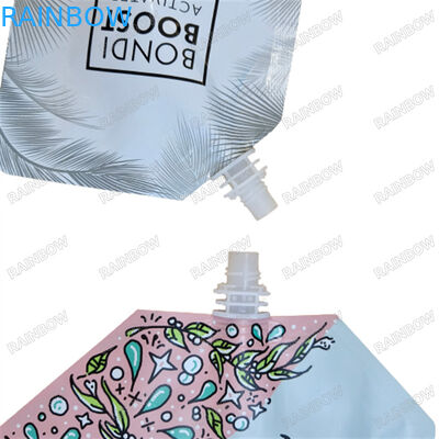 स्टैंड अप स्पॉट पॉच पैकेजिंग एफडीए अनुमोदित 500 मिलीलीटर जैविक किण्वित शहद पेय