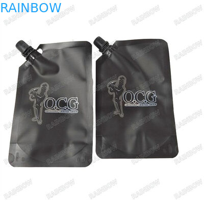 खाद्य, पेय, जूस ज़िपर के साथ& साइड स्पूट पाउच खाद्य ग्रेड खड़े हो जाओ स्पूट पाउच बच्चे के लिए