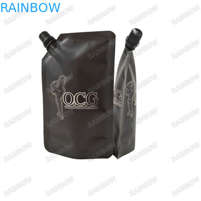 खाद्य, पेय, जूस ज़िपर के साथ& साइड स्पूट पाउच खाद्य ग्रेड खड़े हो जाओ स्पूट पाउच बच्चे के लिए