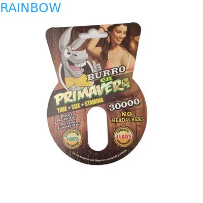 कोटेड पेपर ब्लिस्टर कार्ड पैकेजिंग केवल 5 दिनों में नमूने के लिए उपलब्ध गारंटीकृत