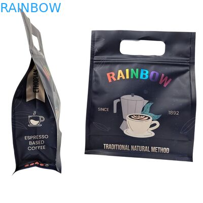 10 रंगों तक Mylar पन्नी बैग के लिए नीचे Gusset बैग हवा से शिपिंग