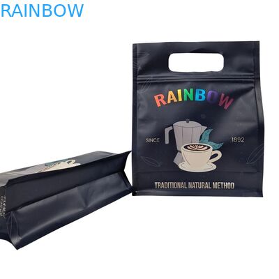 10 रंगों तक Mylar पन्नी बैग के लिए नीचे Gusset बैग हवा से शिपिंग